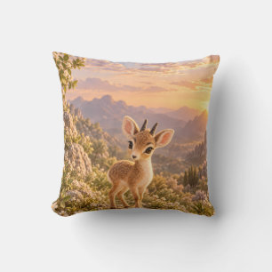 Kleiner Dik Dik Golden Mountain Wildblumenwiese Kissen