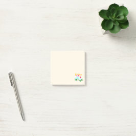 Kleiner Dinge genießen Haftnotizen Post-it Klebezettel