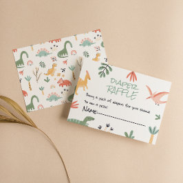 Kleiner Dino in der Art und Weise Dinosaur Baby Di Begleitkarte