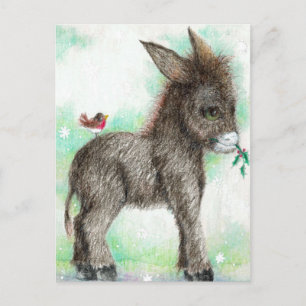 Kleiner Donkey-Freund Robin Postkarte