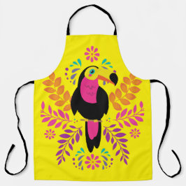 Kleiner Dornvogel auf der Schürze