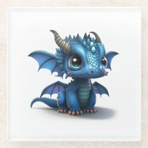 Kleiner Drache Glasuntersetzer