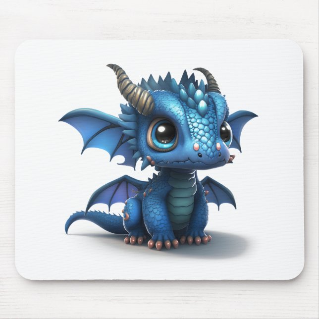 Kleiner Drache Mousepad (Vorne)