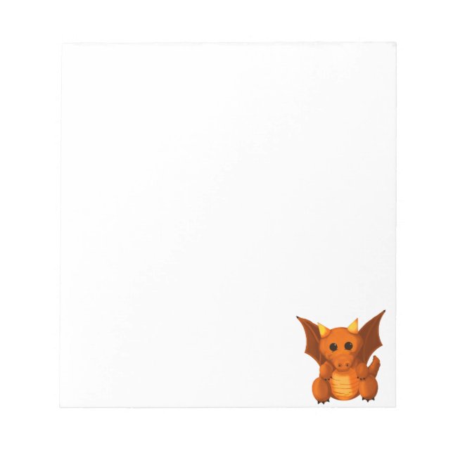 "Kleiner Drache" Notizblock (Vorderseite)