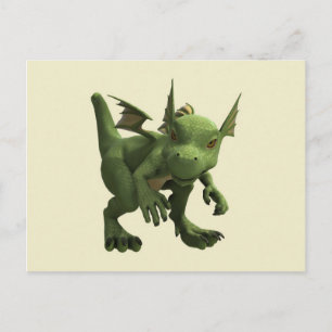 Kleiner Drache Postkarte