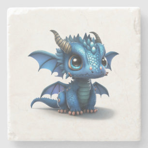Kleiner Drache Steinuntersetzer