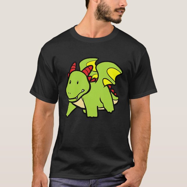Kleiner Drache T-Shirt (Vorderseite)