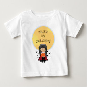 Kleiner Dracula 1. Erstes Halloween Vampir und Mon Baby T-shirt