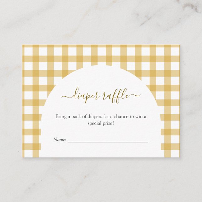 Kleiner Duckling Duck Baby Duck Windelwanne Windel Begleitkarte (Vorderseite)