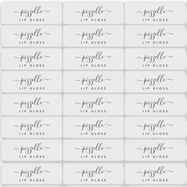 Kleiner, durchsichtiger Kleiner Makeup-Etikett Aufkleber (Vorderseite)