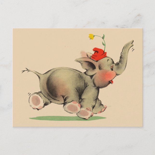 Kleiner Eephant Postkarte (Vorderseite)