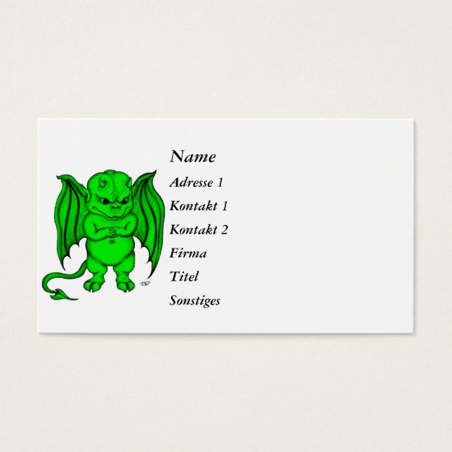 Kleiner ekliger Teufel (Vorderseite)
