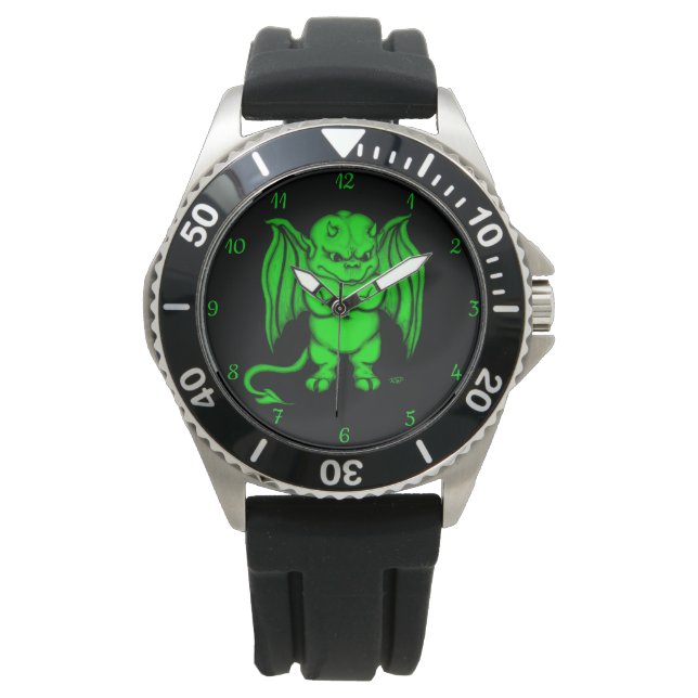 Kleiner ekliger Teufel Armbanduhr (Vorderseite)