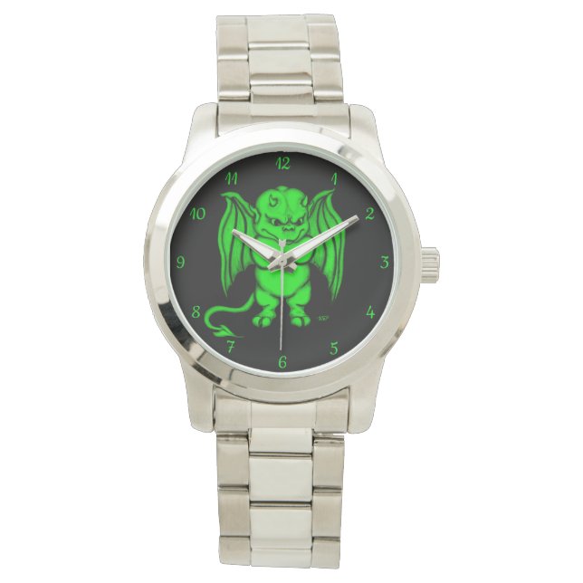 Kleiner ekliger Teufel Armbanduhr (Vorderseite)