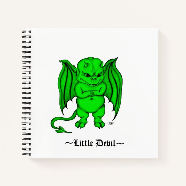 Kleiner ekliger Teufel Notizbuch (Vorderseite)