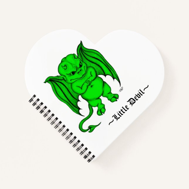 Kleiner ekliger Teufel Notizbuch (Vorderseite)