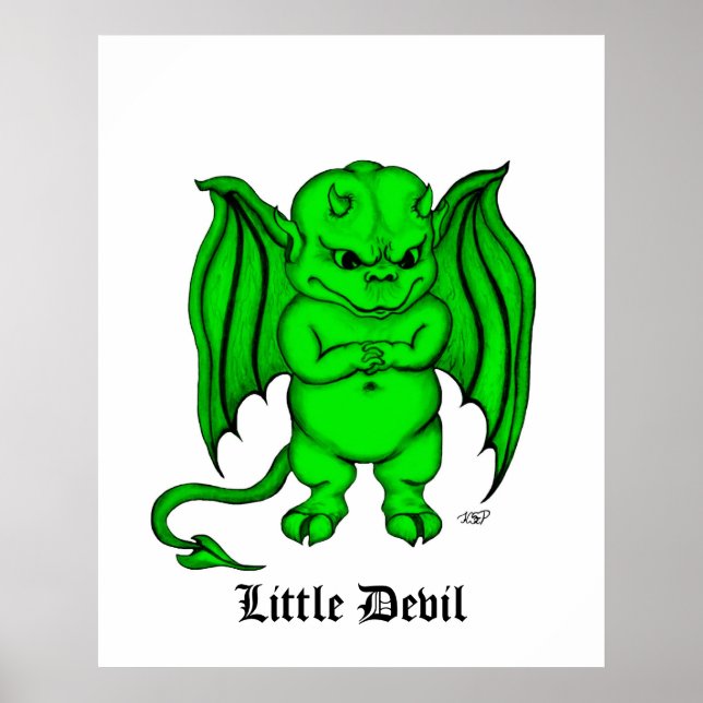 Kleiner ekliger Teufel Poster (Vorne)
