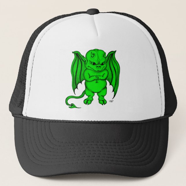Kleiner ekliger Teufel Truckerkappe (Vorderseite)