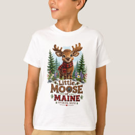 Kleiner Elch von Fryeburg Maine Kinder T-Shirt