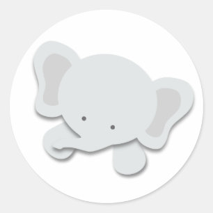 Kleiner Elefant   Aufkleber