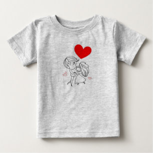 Kleiner Elefant großes Herz   Süßes Baby & Kleinki T-shirt
