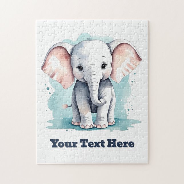 Kleiner Elefant Puzzle (Vertikal)