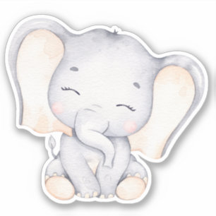 Kleiner Elephant-Süße Tier-Sticker Aufkleber