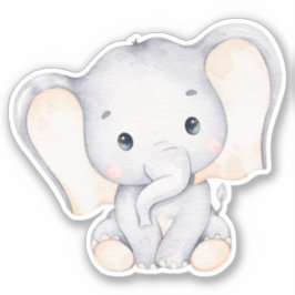 Kleiner Elephant-Süße Tier-Sticker Aufkleber