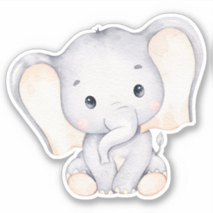 Kleiner Elephant-Süße Tier-Sticker Aufkleber