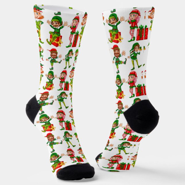 Kleiner Elf  Socken (Gewinkelt)