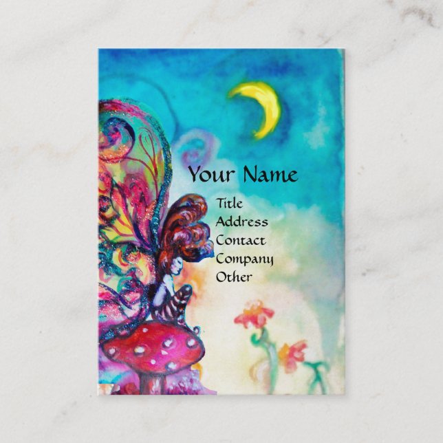 Kleiner Elf von Pilzen Visitenkarte (Vorderseite)