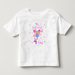 Kleiner Engel 4. Geburtstag T - Shirt und Geschenk