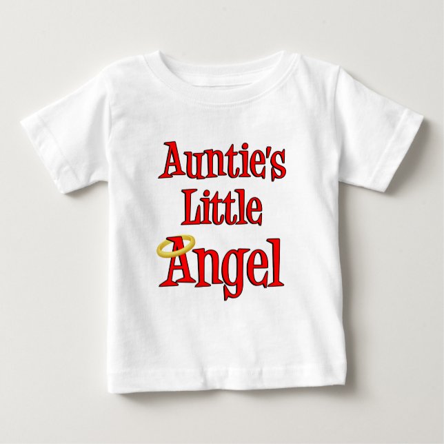 Kleiner Engel der Tante Baby T-shirt (Vorderseite)