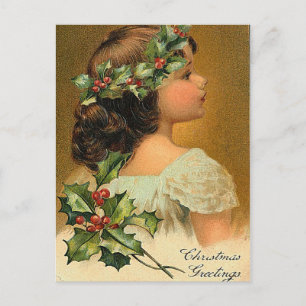 Kleiner Engel - Weihnachtsgrußkarte Feiertagspostkarte