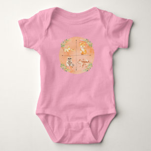 Kleiner Entdecker Mom & Baby Tiere Baby Bodysuit Strampler