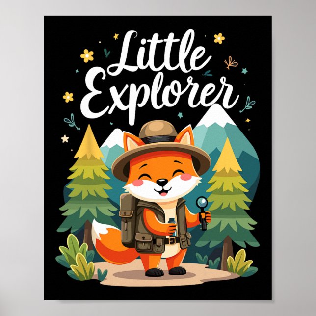 Kleiner Entdecker  Poster (Vorne)