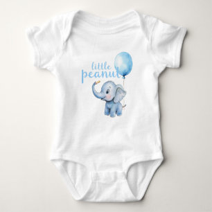 Kleiner Erdnuss Blau Elefant Baby Bodysuit – Cute Strampler