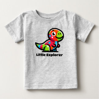 Kleiner Explorer Dinosaur Kleinkind T - Shirt farb