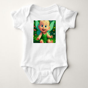 Kleiner Feen-Träumer - Baby-Body mit Feenflügeln Baby Strampler