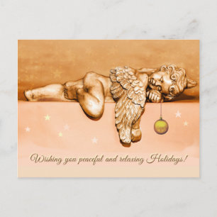 Kleiner Feiertagengel Feiertagspostkarte