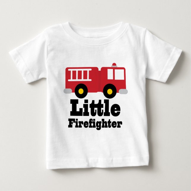 Kleiner Feuerwehrmann Baby T-shirt (Vorderseite)