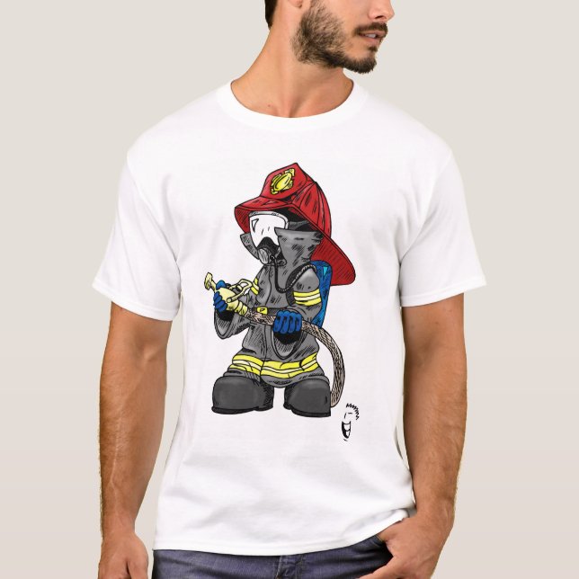 Kleiner Feuerwehrmann T-Shirt (Vorderseite)