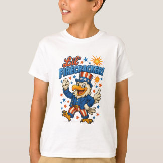 Kleiner Feuerwerk-Klassischer-Freiheits-Adler  T-Shirt