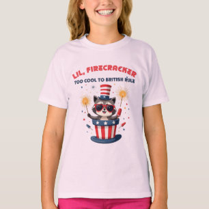 Kleiner Feuerwerk-Waschbär 4. Juli T-Shirt