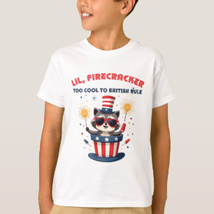 Kleiner Feuerwerk-Waschbär 4. Juli T-Shirt