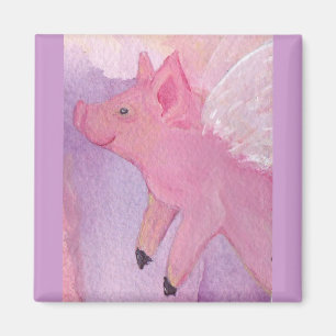 Kleiner Finger der Fliegen-Schwein-Quadrat-Magnet Magnet