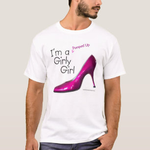 Kleiner Finger pumpte oben Girly Mädchen T-Shirt