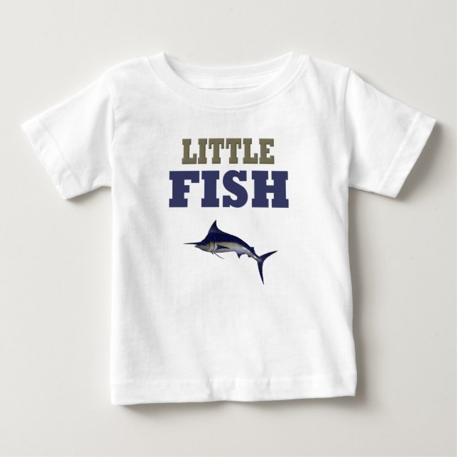 KLEINER FISCH BABY T-SHIRT (Vorderseite)
