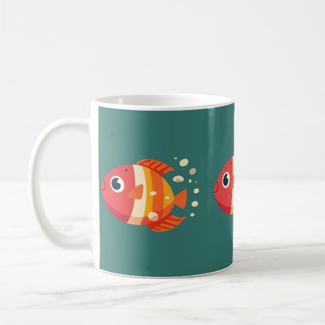 kleiner Fisch Kaffeetasse (Links)