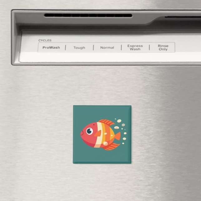 kleiner Fisch Magnet (In Situ (Geschirrspüler))